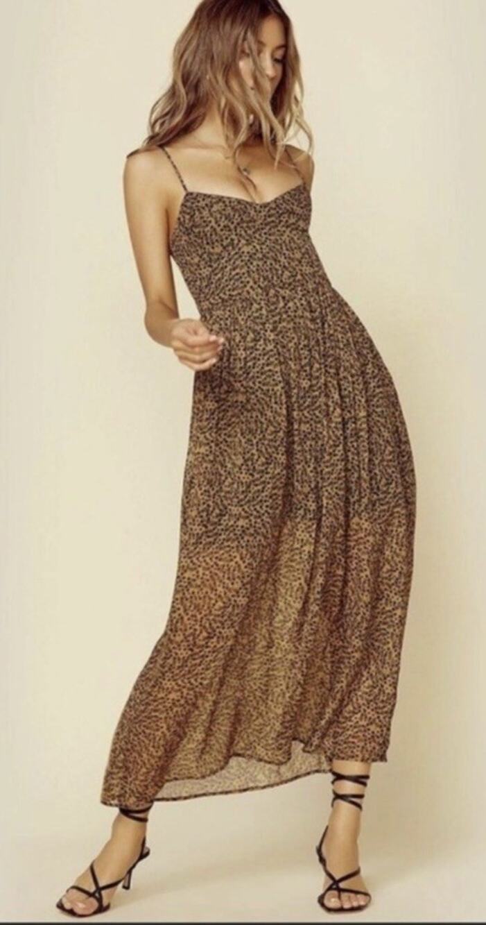 BLUE LIFE ADRIANE DRESS | New - SPICY BROWN FLORAL